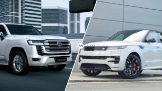 Camparison Range Rover vs Toyota Land Cruiser