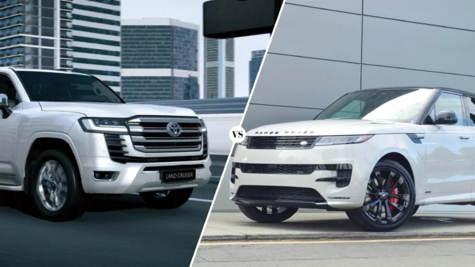 Camparison Range Rover vs Toyota Land Cruiser