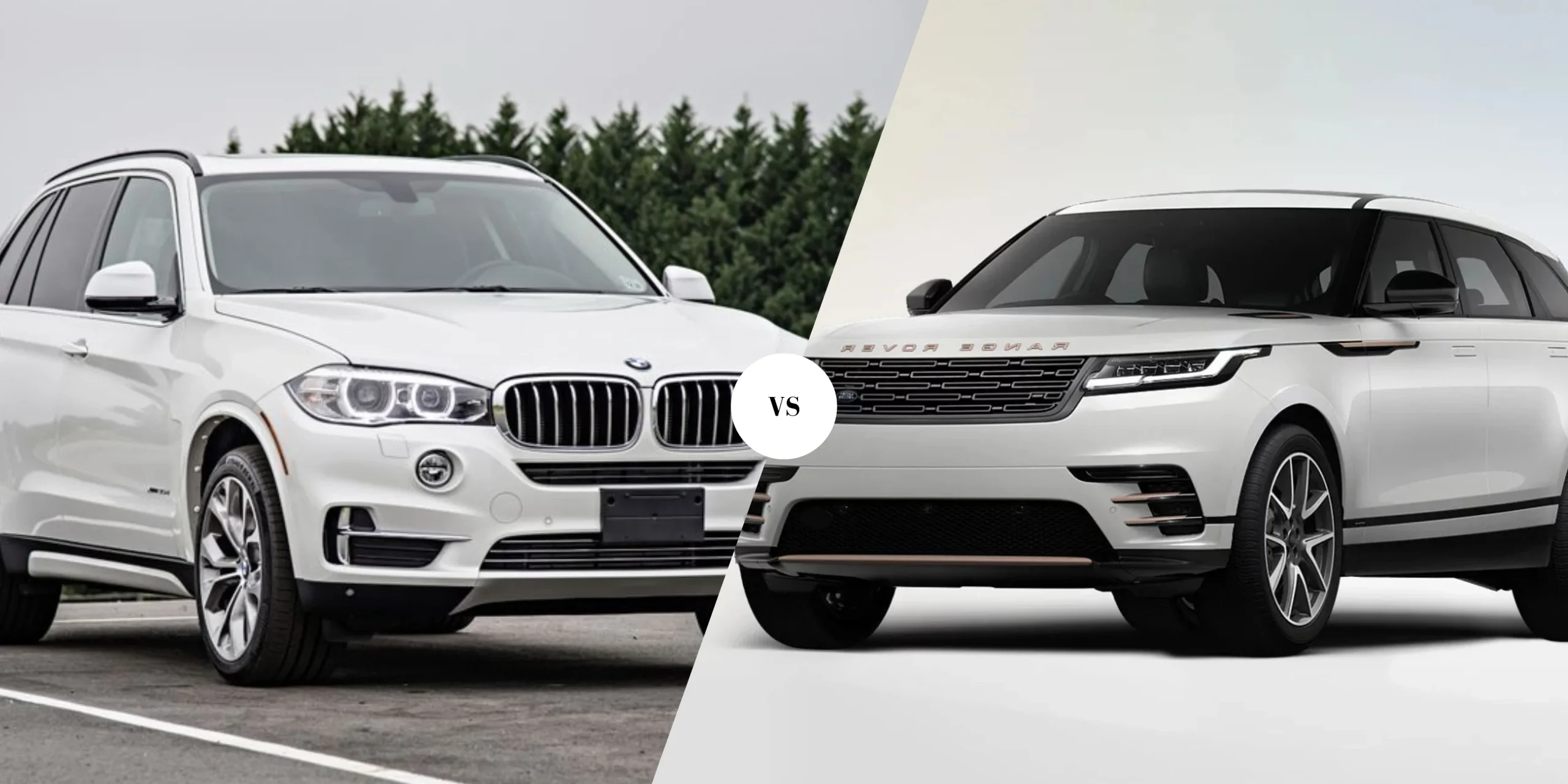 Range Rover Velar and BMW X5 in Sri Lanka