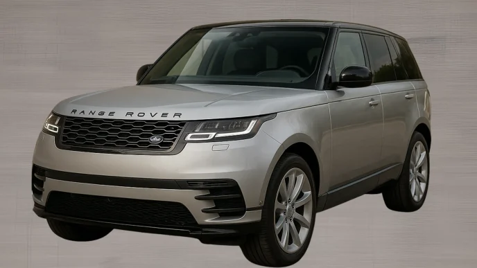 Range Rover Electric SUV on Sri Lankan road