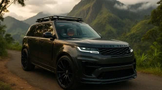 2025 Range Rover with custom accessories in Sri Lanka.