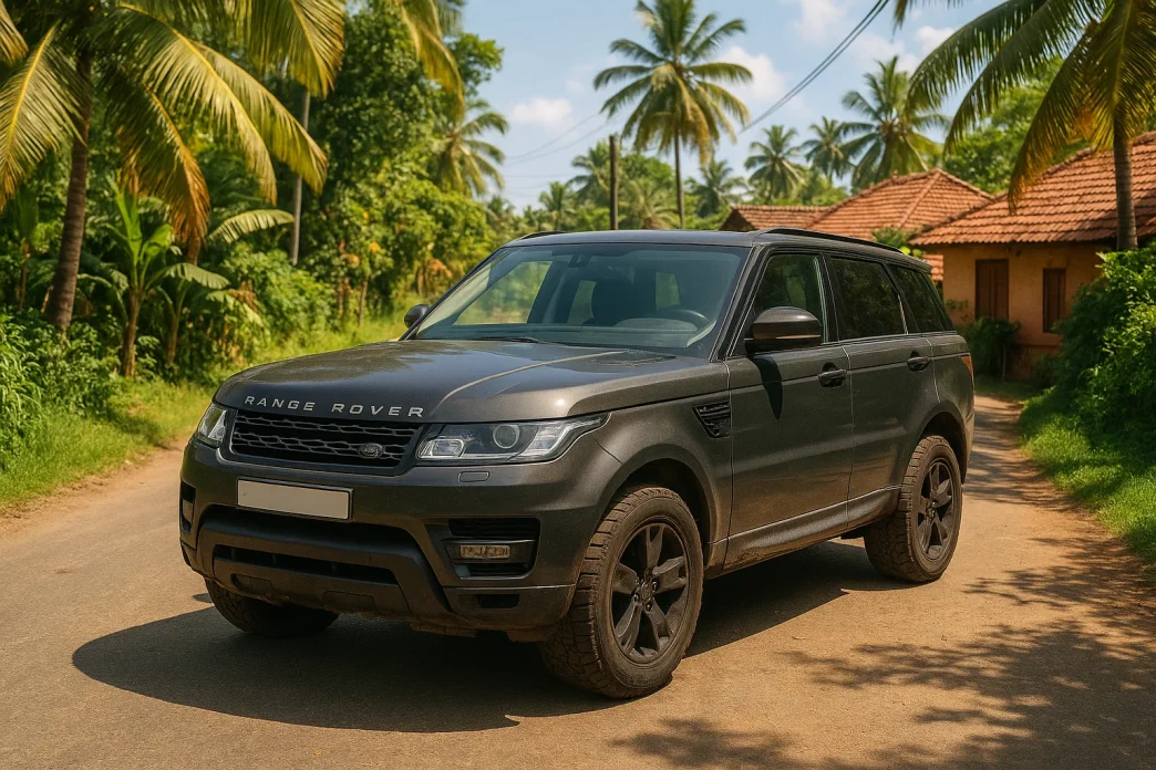 2025 Used Range Rover in Sri Lanka parked on a village road