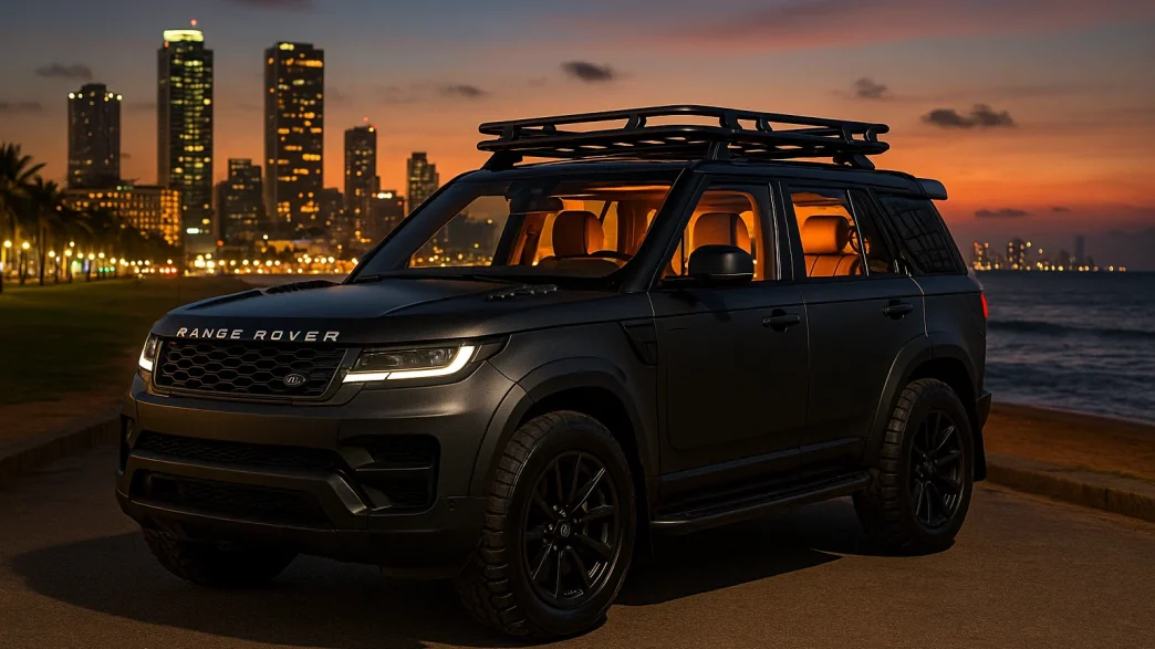 Customized 2025 Range Rover near Galle Face, Colombo.