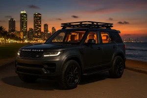 Customized 2025 Range Rover near Galle Face, Colombo.