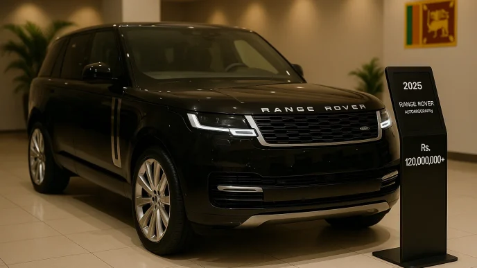 2025 Range Rover in Colombo Sri Lanka with luxury price tag