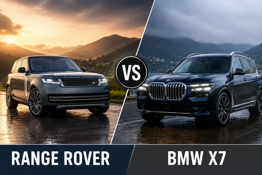 Range Rover vs BMW X7 luxury SUV comparison