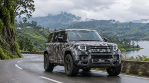 Concept illustration of the new Land Rover Defender Sport compact SUV